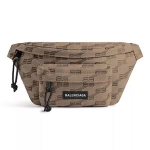 Balenciaga Signature Medium Beltpack BB Monogram Jacquard Canvas